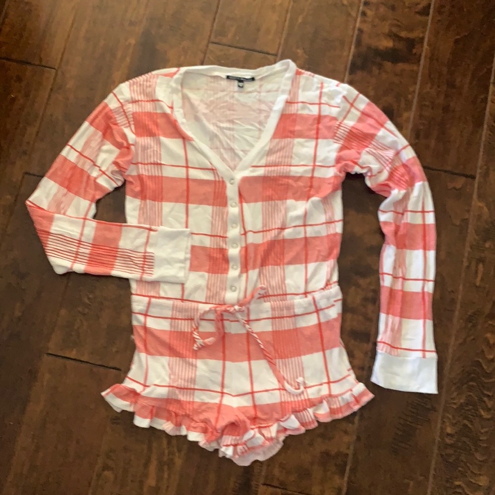 Wildfox intimate short romper  long sleeve